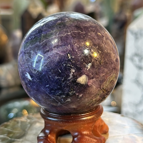 🔥SALE🔥 Lepidolite Crystal Sphere! - Picture 4 of 5